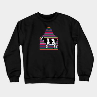 Serape Ear Tag - Holstein - NOT FOR RESALE WITHOUT PERMISSION Crewneck Sweatshirt